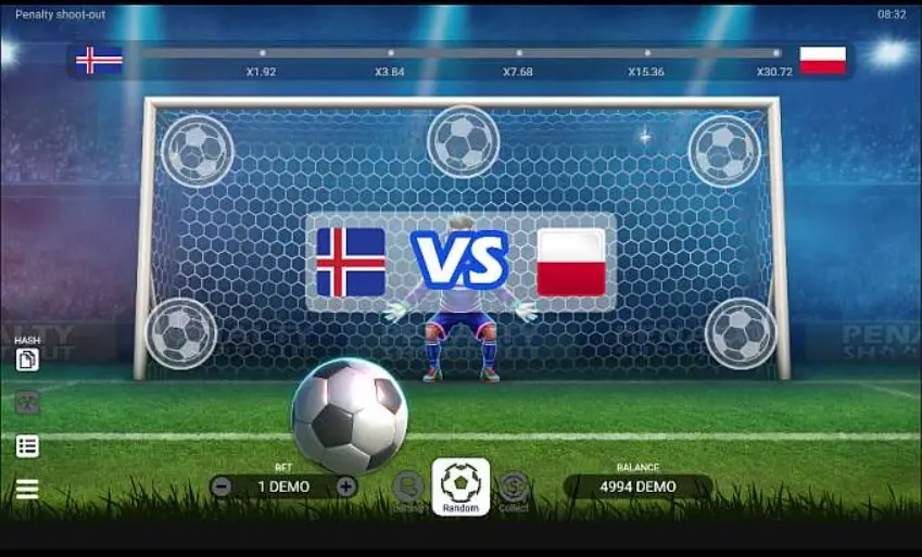 Tema y diseño visual Penalty Shoot Out